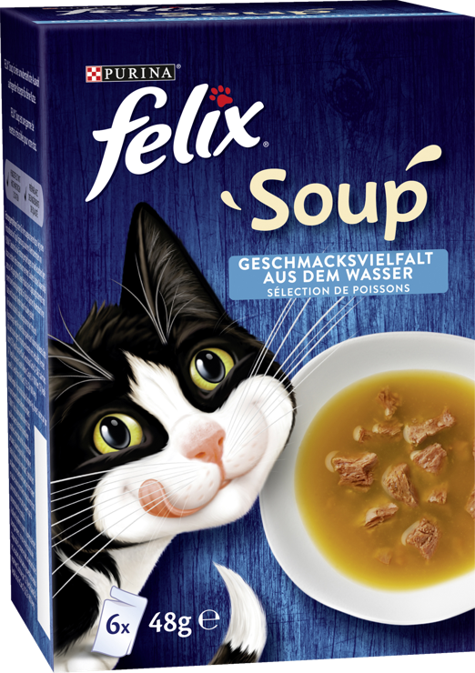 Felix 'Soup' a variety of flavours from the water