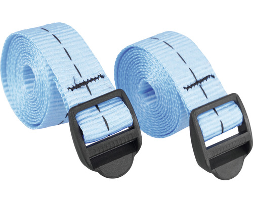 Mamutec tension strap with plastic buckle 25 mm 1.2 m 2 pieces