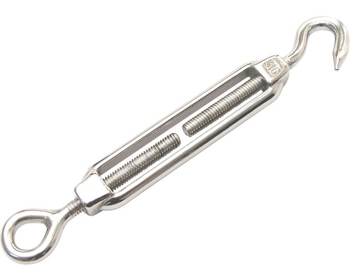 Pösamo Turnbuckle Ø 8x110 mm stainless steel with hooks and eyes