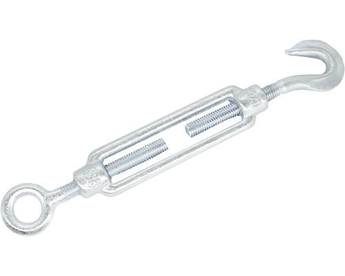 Pösamo turnbuckle with hooks and eyes Ø 24x255 mm galvanized steel 1 piece