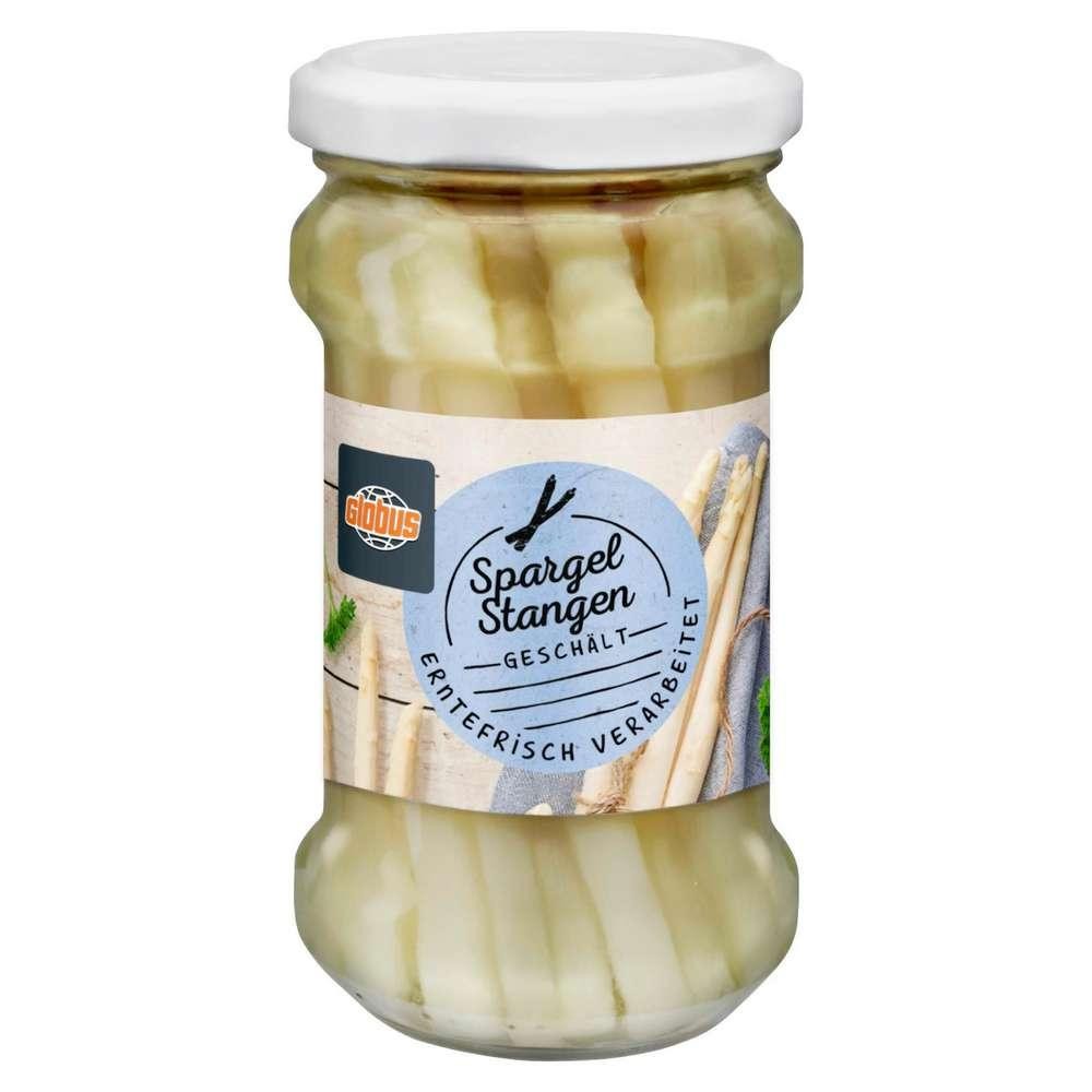 GLOBUS Asparagus spears, white, peeled
