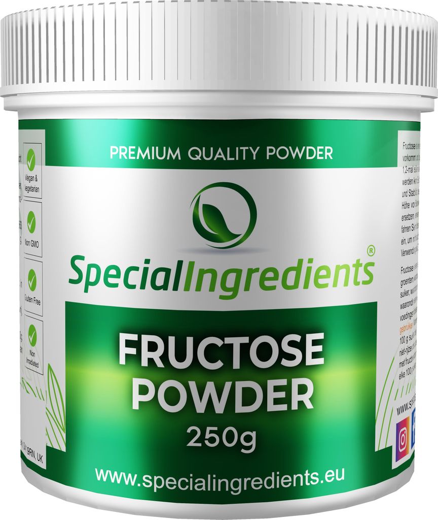 Special Ingredients Fructose Powder 500g - Fine crystalline fructose, Suitable for vegans 500g