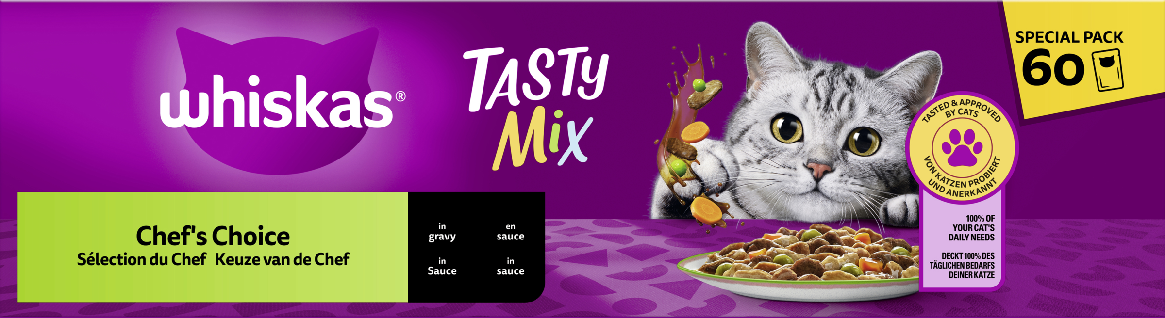 Whiskas Special Pack Chefs Choice in Sauce Multipack