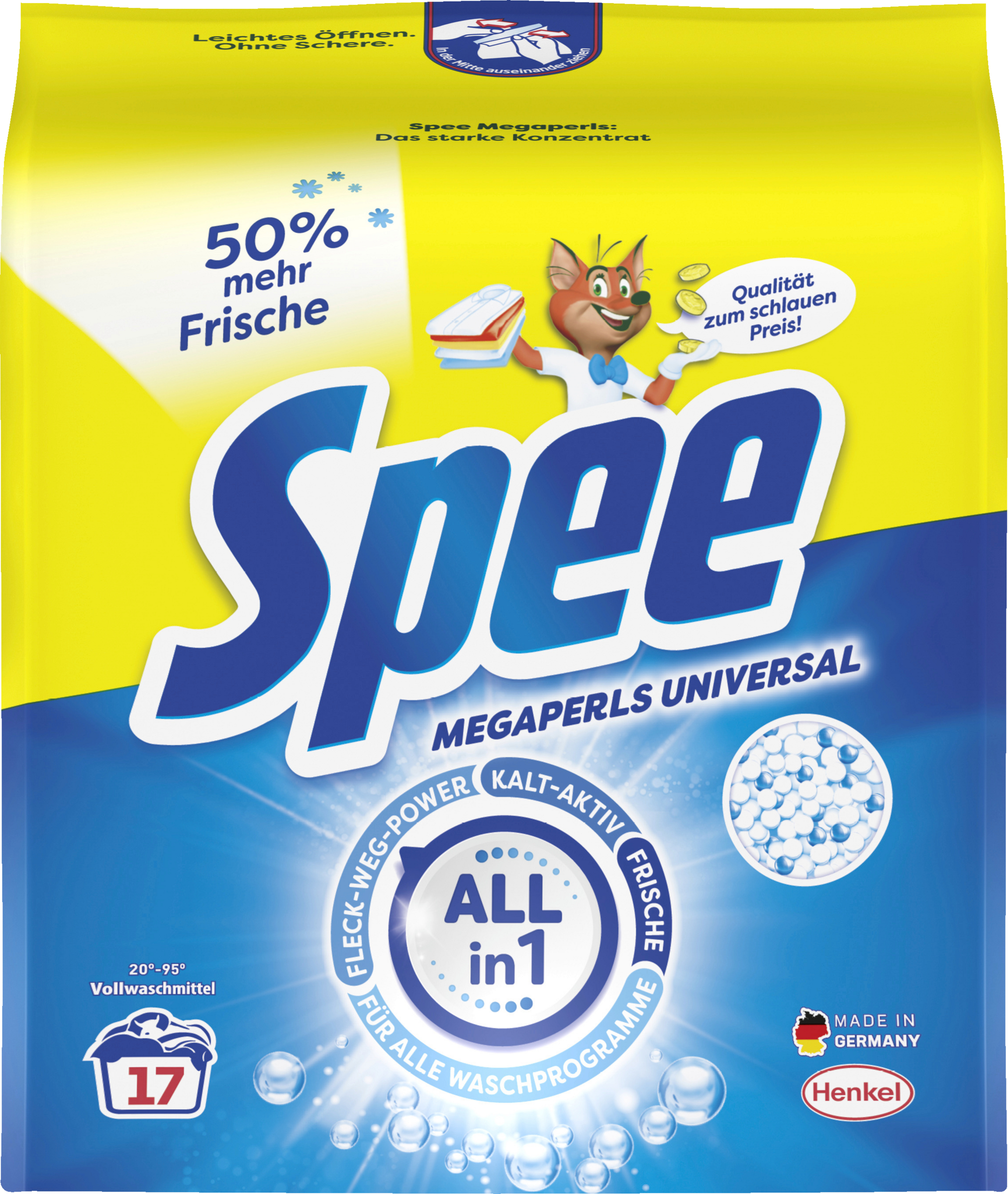 Spee heavy-duty detergent Megaperls Universal 17 WL