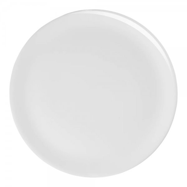 Flat white dinner plate (26.5cm) by Asa