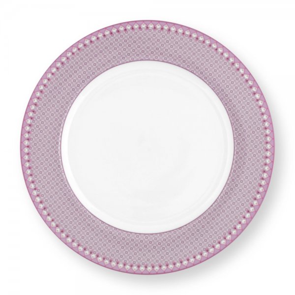 Dinner plate Lily & Lotus Tiles Purple 26.5cm Pip Studio