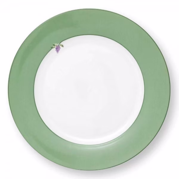 PiP Studio dinner plate Lily & Lotus Uni Light Green 26.5cm Pip