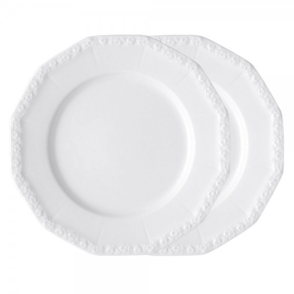 Maria White dinner plate (26cm) (set of 2) by Rosenthal