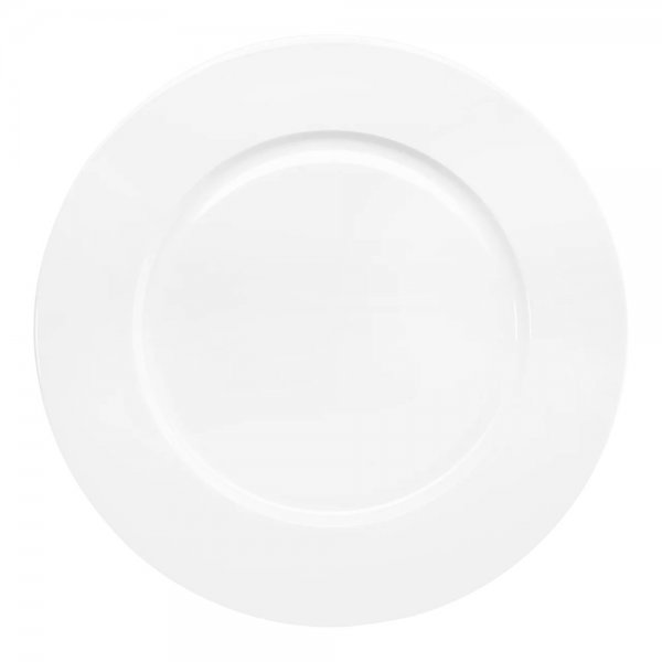 Dinner plate with rim, white (28cm) by Asa