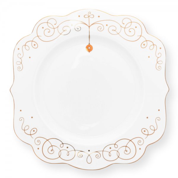 Royal Winter White dinner plate (28cm) by Pip Studio