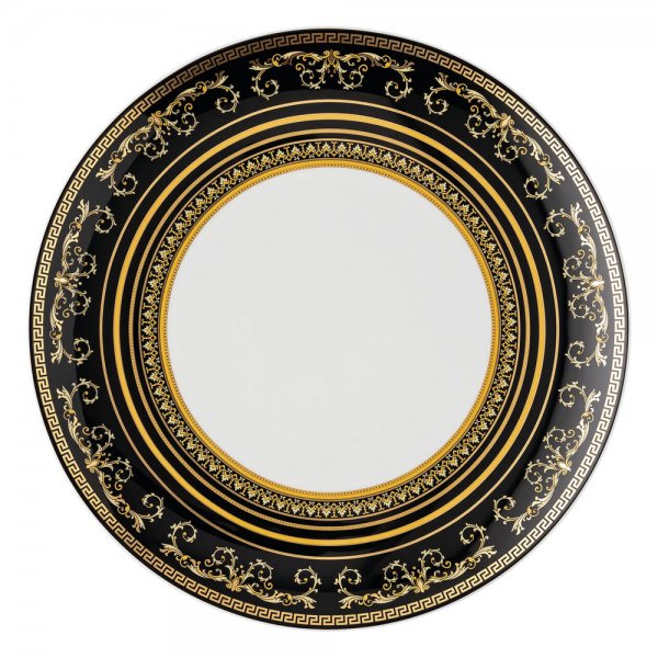 Virtus Gala Black dinner plate (28cm) by Versace by Ro