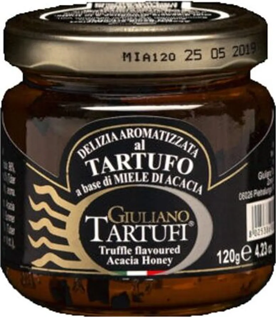 Giuliano Tartufi specialty with summer truffle flavor based on acacia honey, 120 g