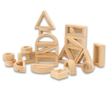 Mirror building block set, 24 pieces