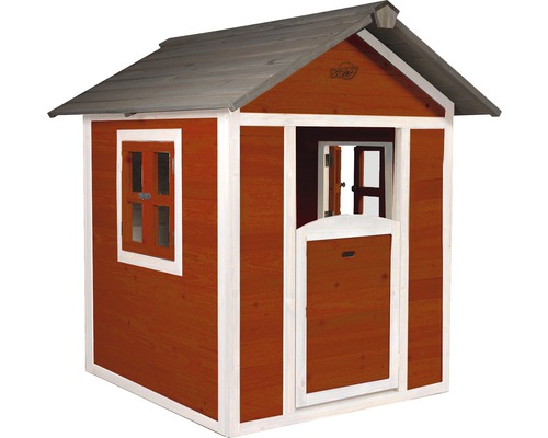 Sunny Lodge wooden playhouse, Scandinavian red