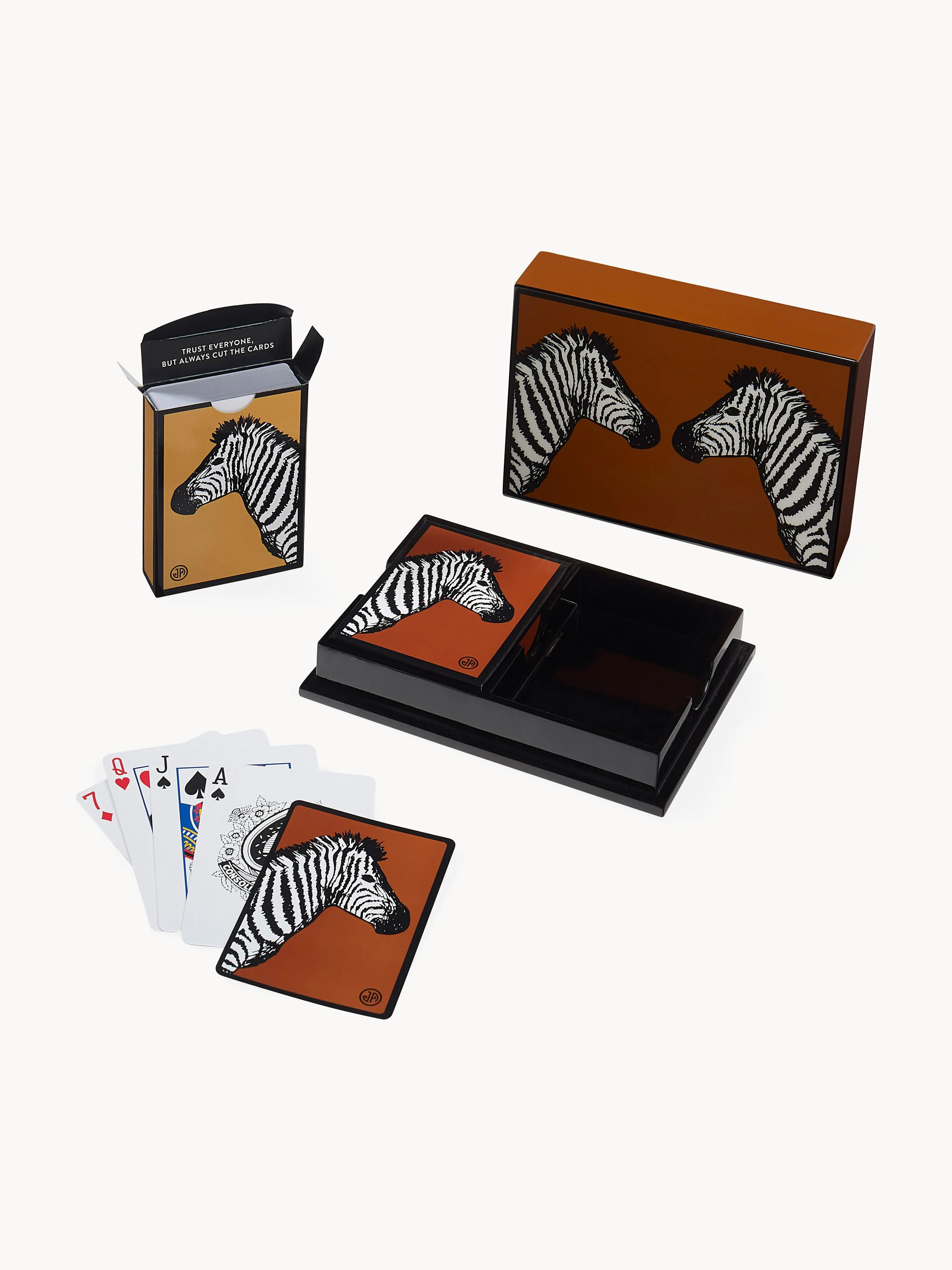 Jonathan Adler Zebra playing card set