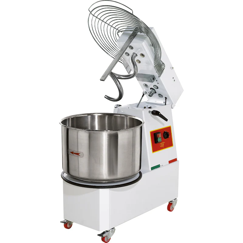GGF Spiral dough kneading machine, mixing bowl capacity 25 kg, 0.75 kW