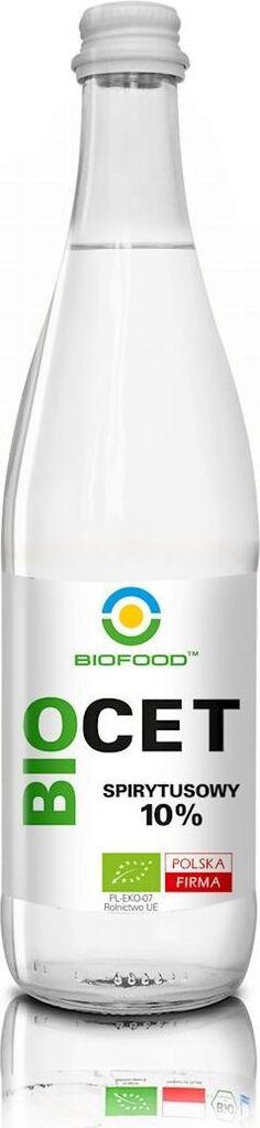Biogo Spirit vinegar 10% gluten-free, 500 ml -Food