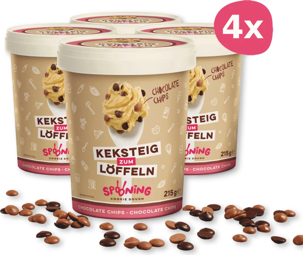 RUF Spooning Chocolate Chips Bundle (4 pieces) 860g