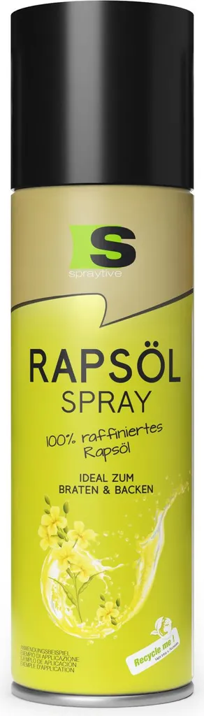 Spraytive 1 x 400ml Rapeseed Oil Spray - Oil spray for cooking, baking & salads - Up to 1600 sprays