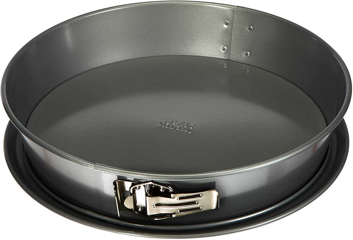 Staedter Städter We Love Baking 661370 Springform Cake Tin Slanted 32 cm Metal Silver Diameter 32 cm / Height 7 cm