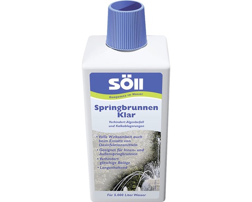 Fountain Cleaner Söll, specially for outdoor use, 500 ml