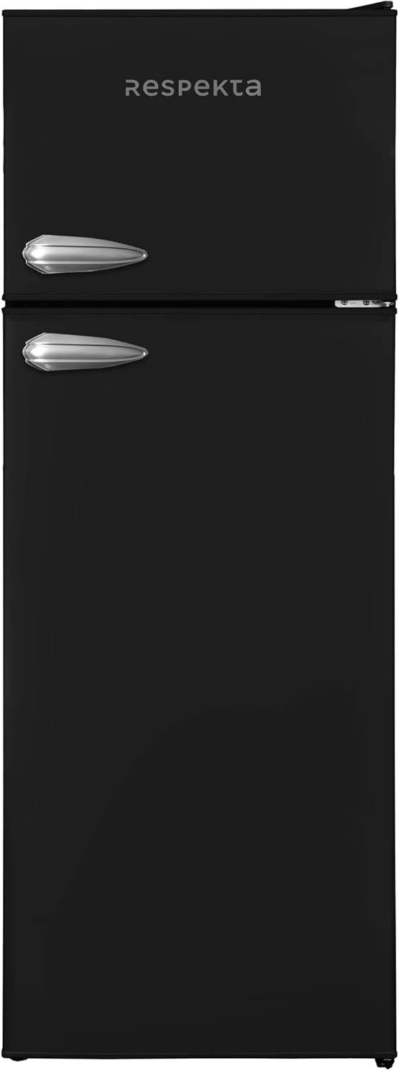 Respekta KS144VS Retro Fridge with Freezer / 145 x 54 cm / 213 L Capacity / Adjustable Feet / Automatic Defrost Process / Winter Switching / Quick Freezing Function