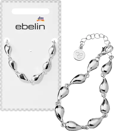 ebelin Drop bracelet, silver look, 1 pc.