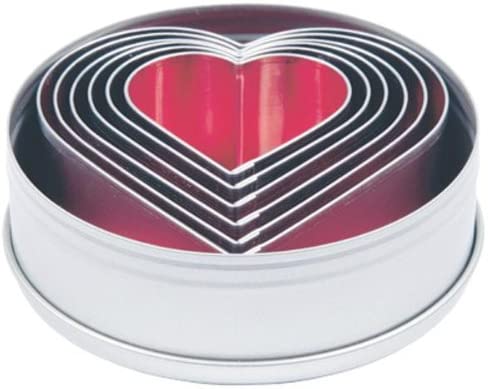 Staedter Städter 017016 6 Heart Cookie Cutter