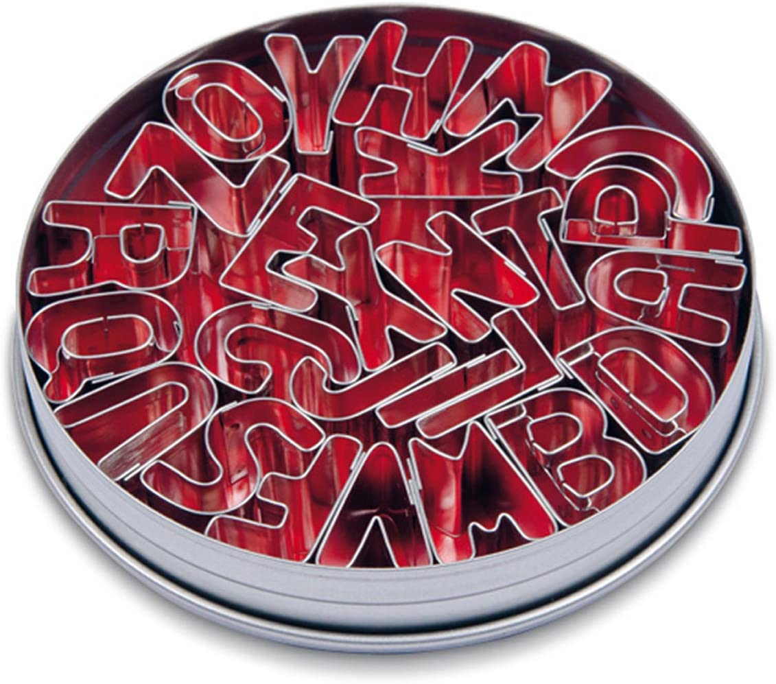 Staedter Städter 023215 Pastry Cutter Set Letters 26-Piece Set Tin Plate