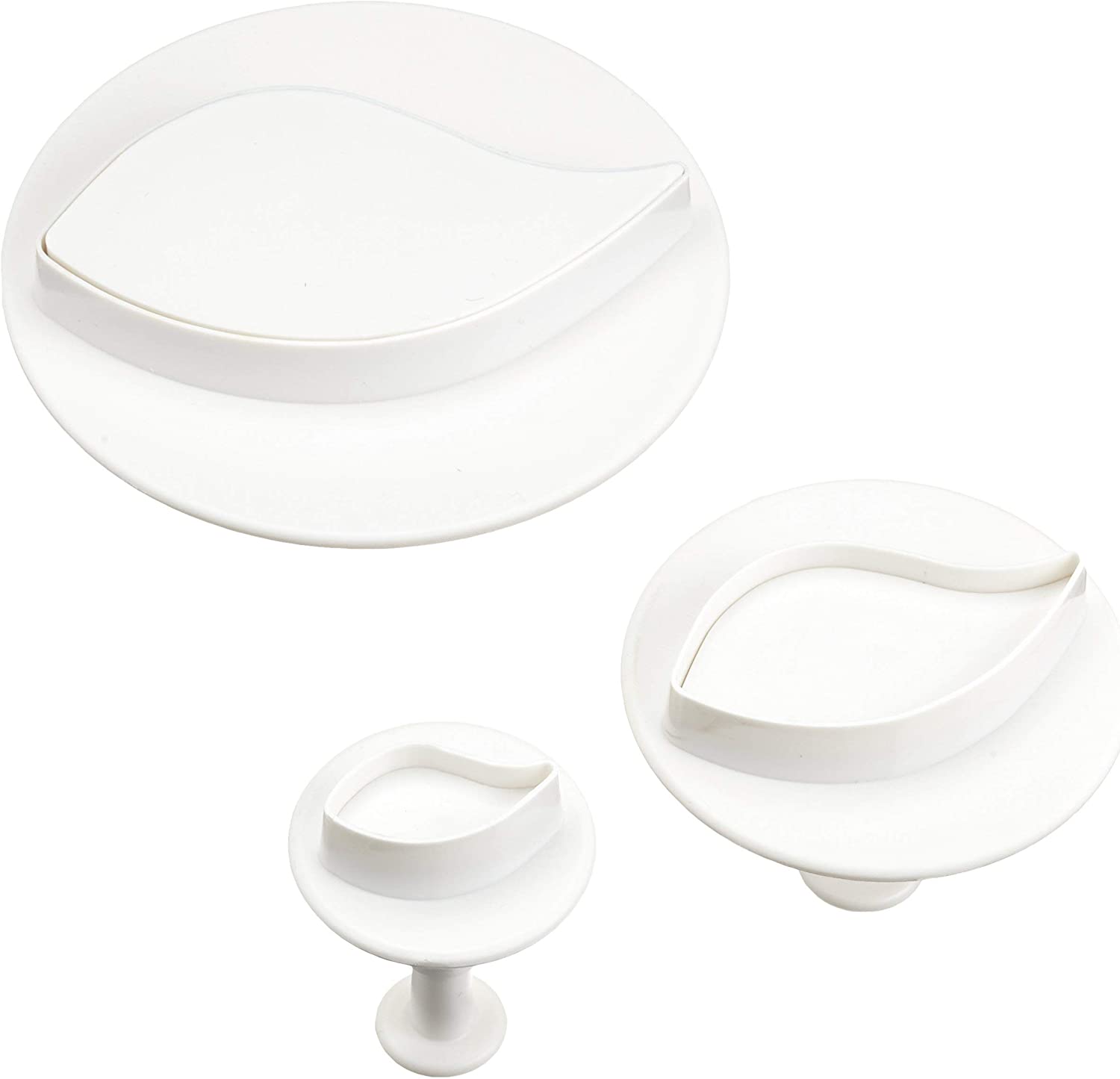 Staedter Städter Cookie Cutters, White, 25/50/80 mm