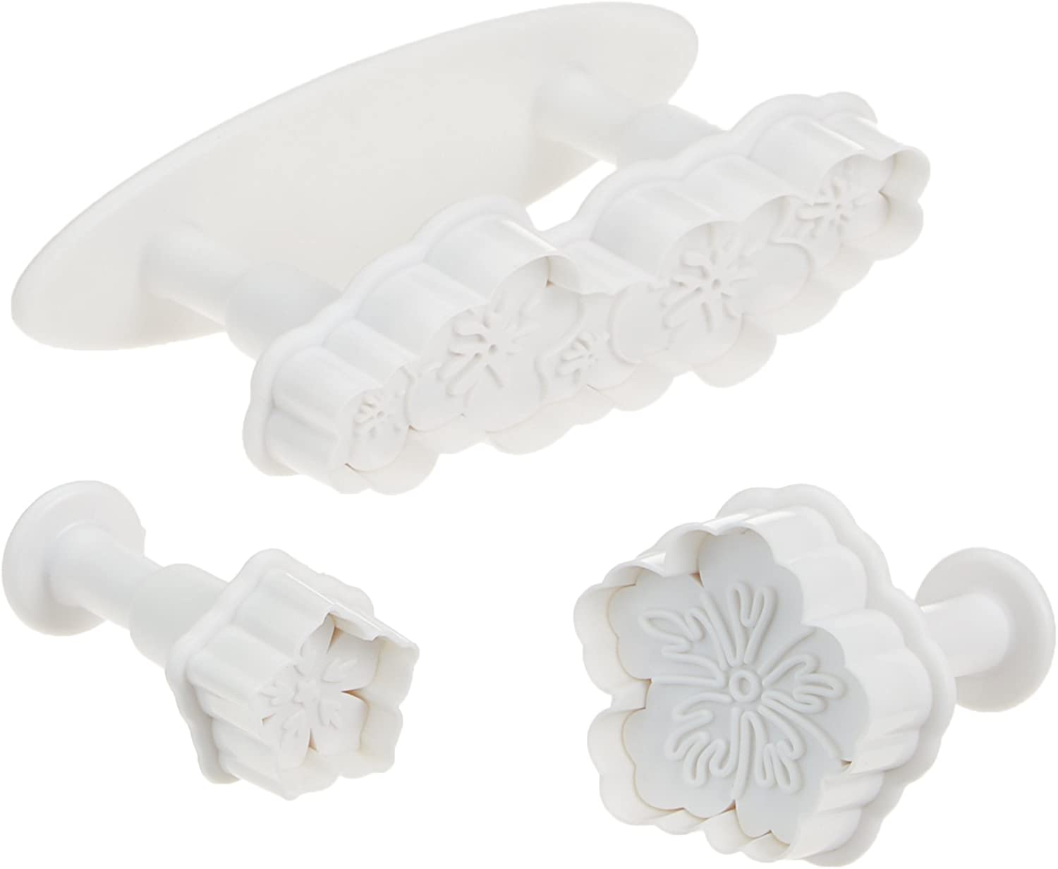 Staedter Städter 170605 Flower Motif Set of 3 with Ejector