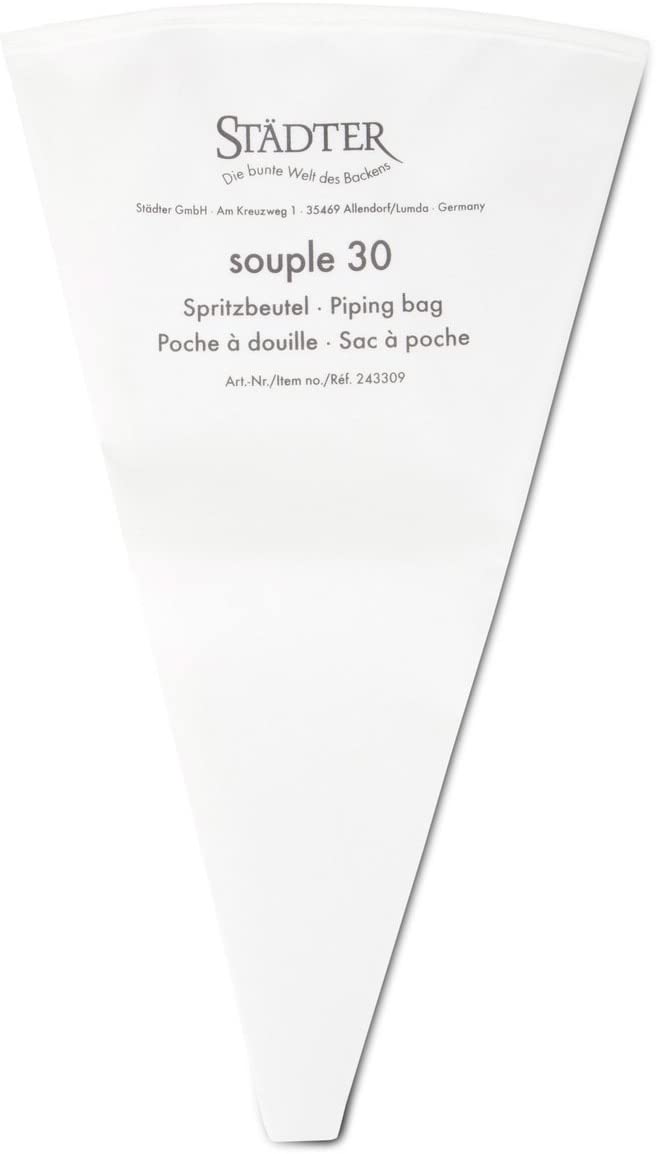 Staedter Städter Souple 30 Piping Bag Special Fabric White 30 x 10 x 30 cm