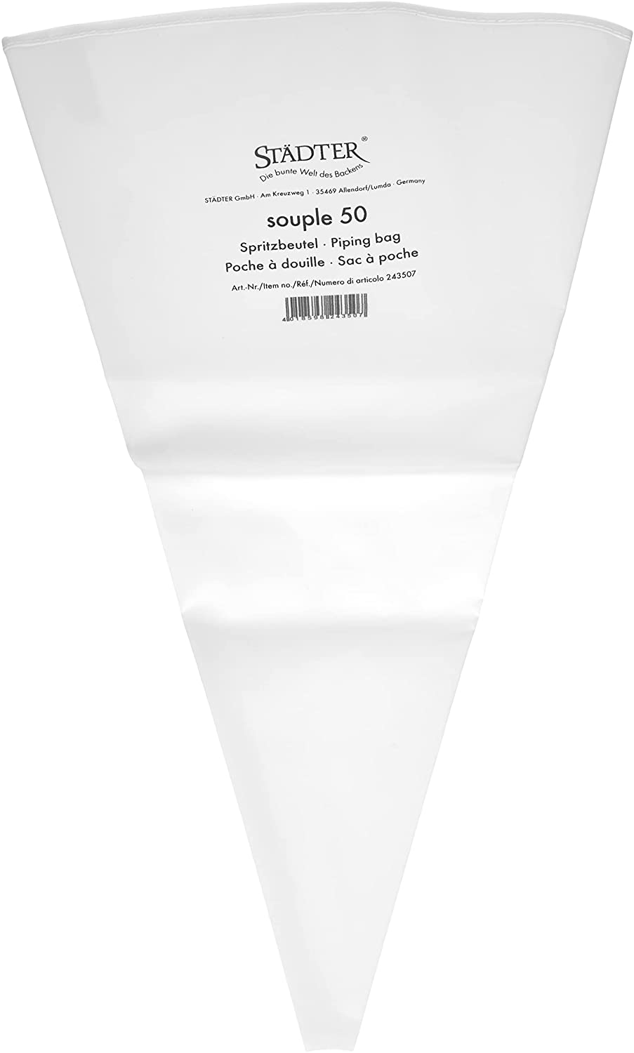 Staedter Städter White Piping Bag 50cm