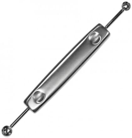 Staedter Städter 508224 2-in-1 Double-Ended Melon Baller, Double Decorative Knife, Stainless Steel, 20 x 2 x 2 cm Silver
