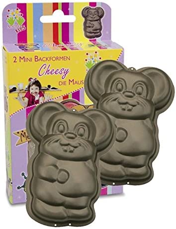 Staedter Städter 598058 Baking Mould Mouse – Set of 2 – 11 cm