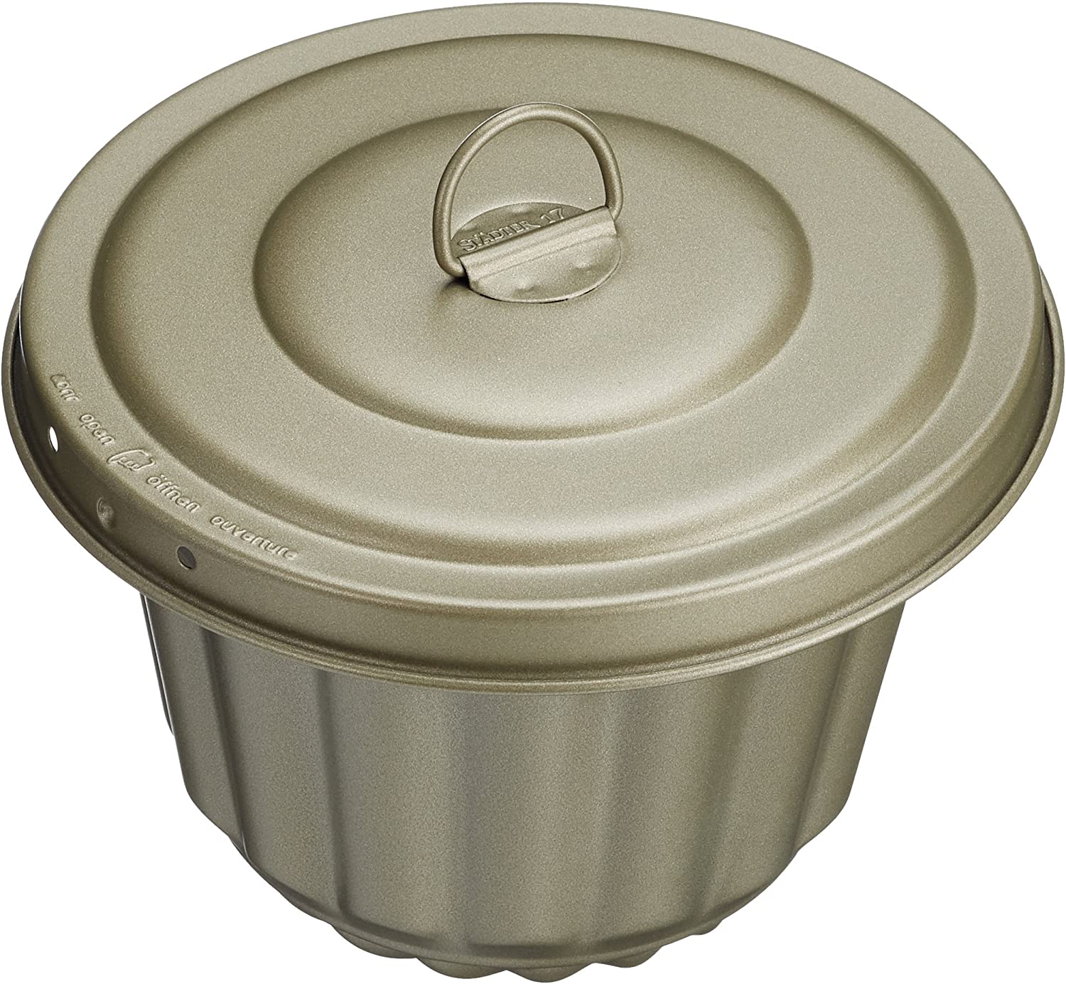 Staedter Städter 603080 Water Bath Mould, Metal, Grey, 30 x 16 x 11 cm