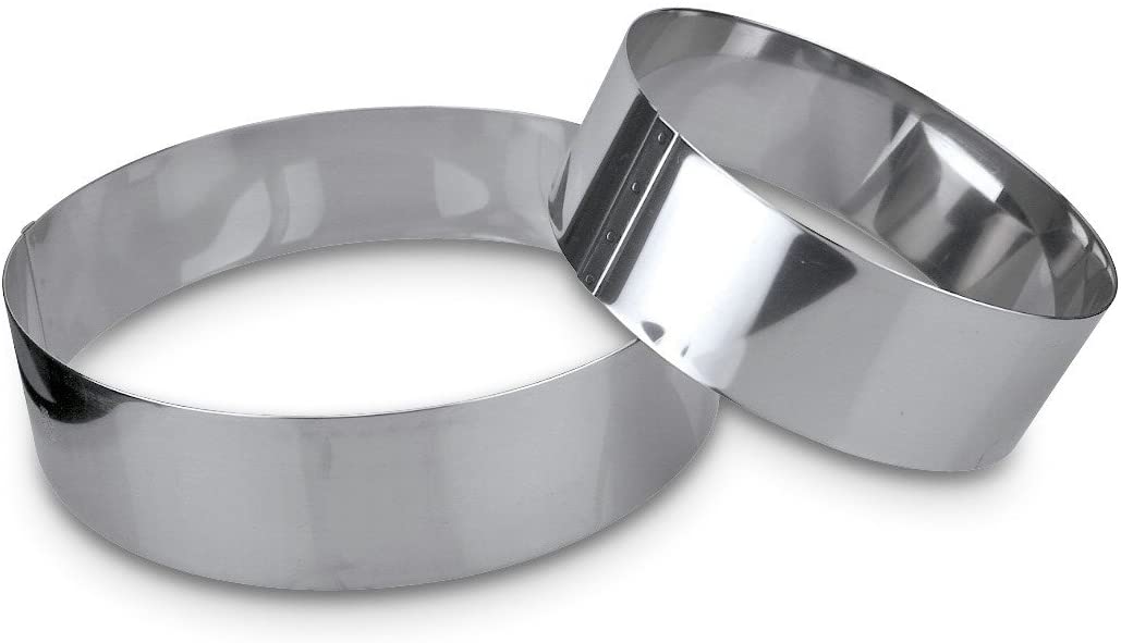 Staedter Städter 625167 Cake Ring Diameter 28 x 6 cm Stainless Steel, Silver, 28 x 28 x 6 cm