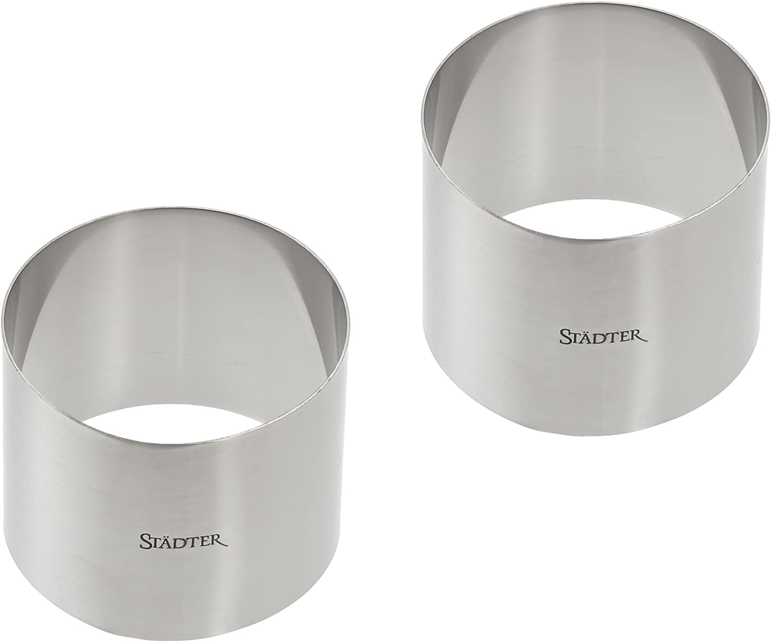 Staedter Städter 625556 Dessert Ring – Set of 2 – 7 cm diameter