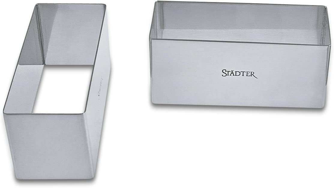 Staedter Städter Piccolino Rectangular Starter and Dessert Ring - Pack of 2
