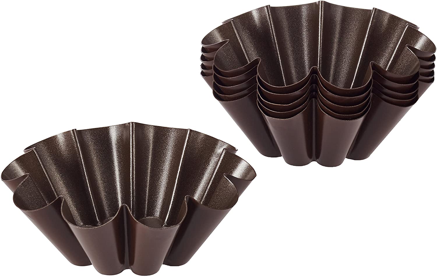 Staedter Städter 626294 Piccolinos Brioche Mould, Set of 6 – 10 cm Diameter