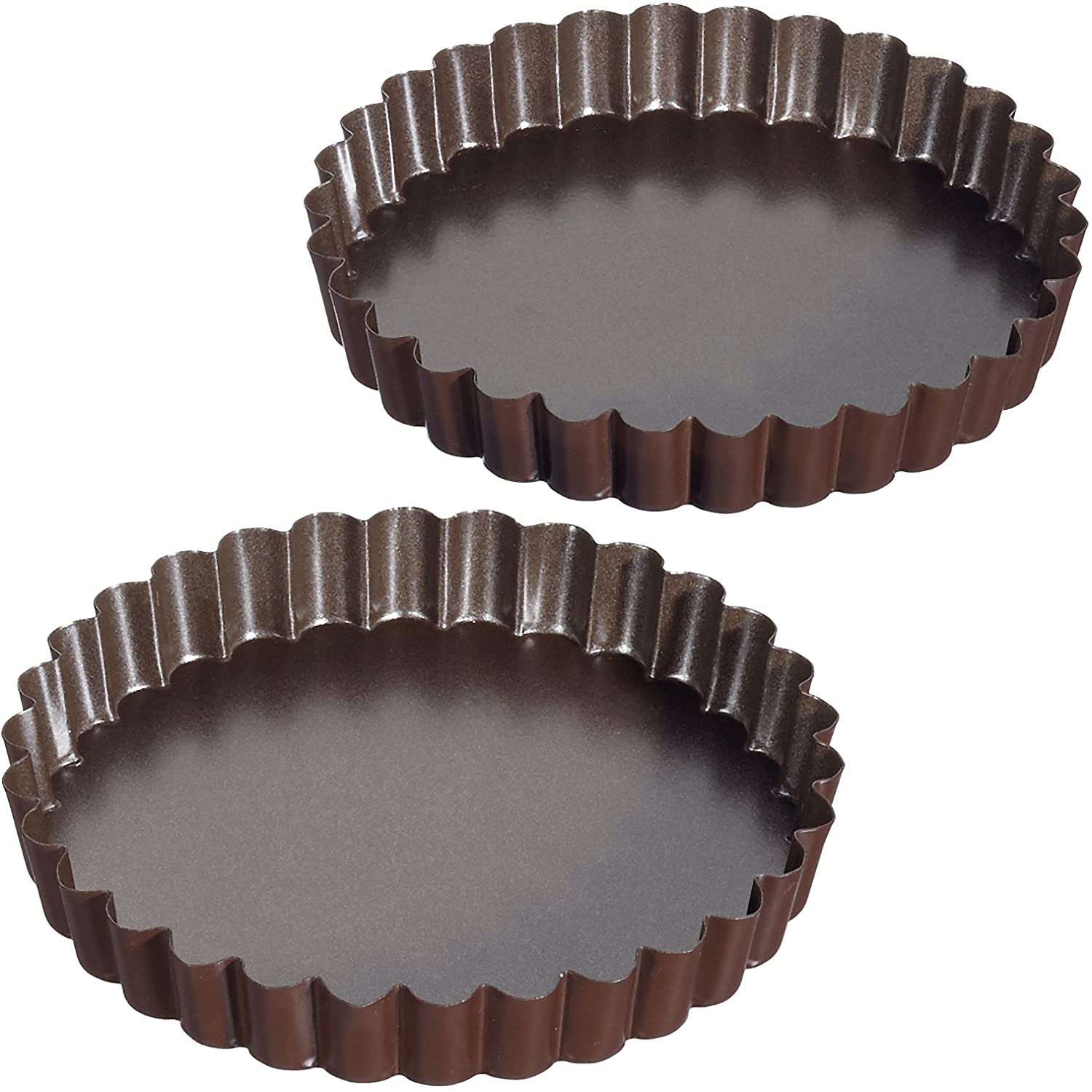 Staedter Städter 627321 Cake/Quiche Mould – Set of 2 – 12 cm Diameter