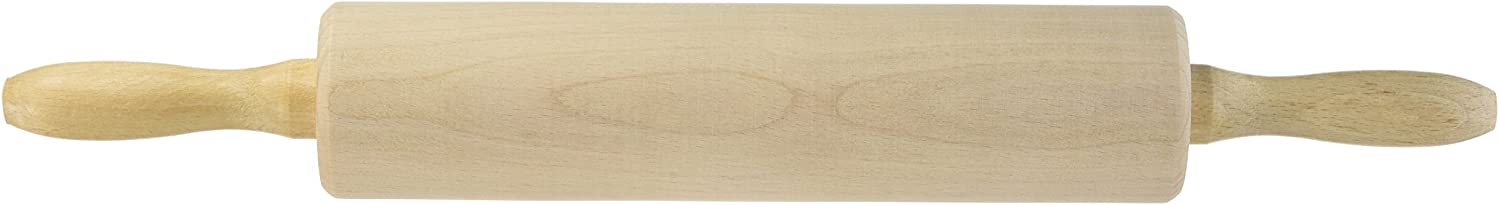 Staedter Städter 800014 Wooden Rolling Pin, 10-Inch, Brown, 25 x 8 x 25 cm