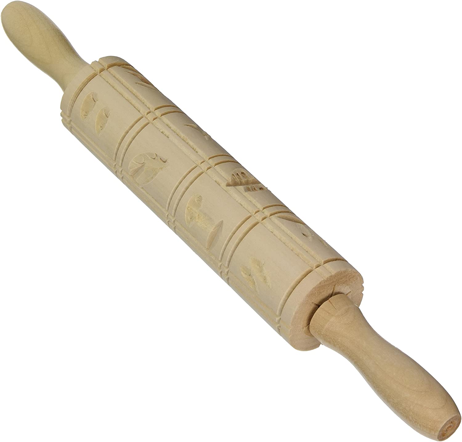 Staedter Städter 848108 Springer Les Model Roller with 16 motifs Springer Les Mill, Wood, brown, 40 x 20.5 x 5 cm