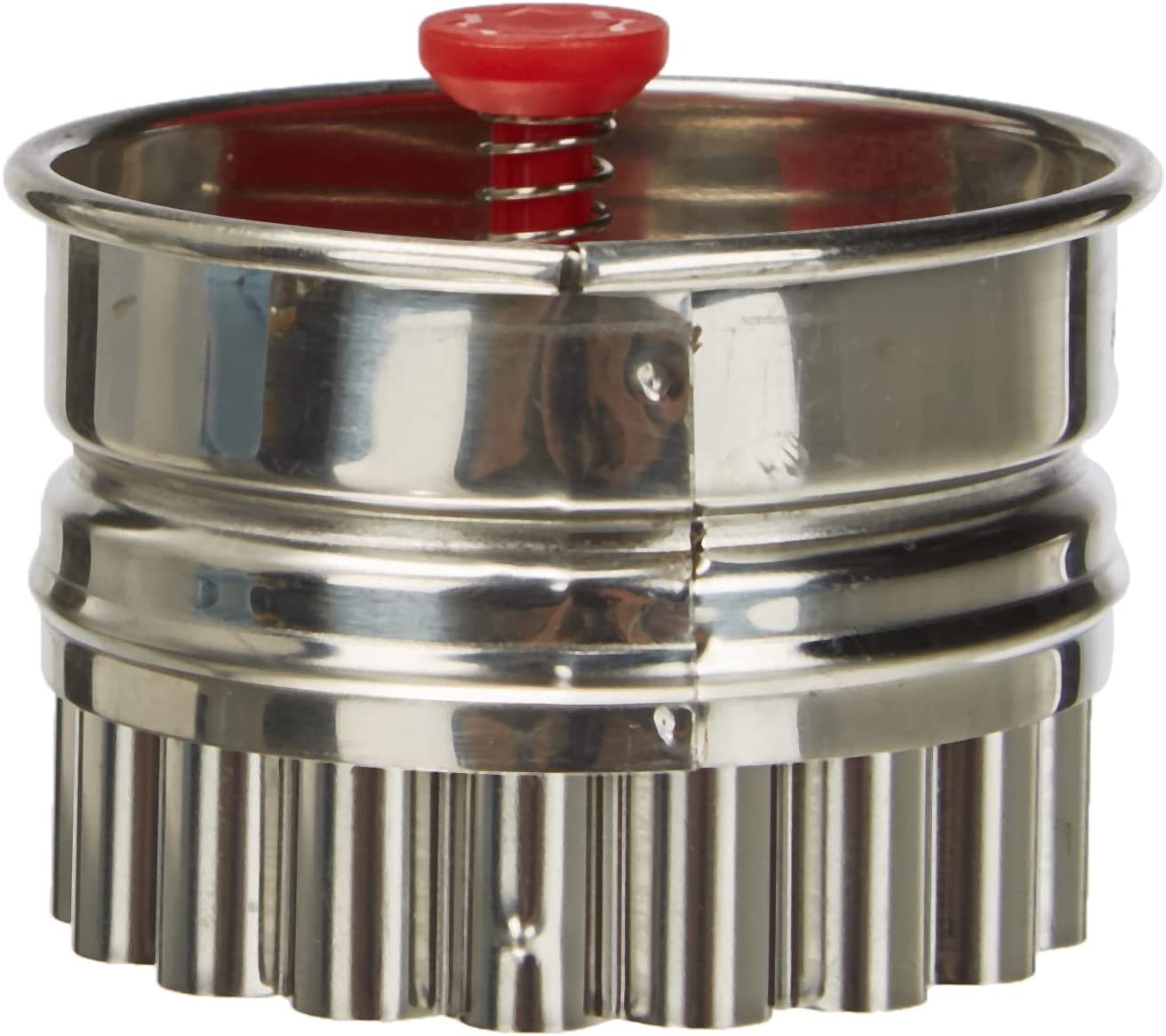 Staedter Städter Catfish with Ejector 1 Hole Stainless Steel Silver Red 4.8 x 4.8 x 4.8 cm