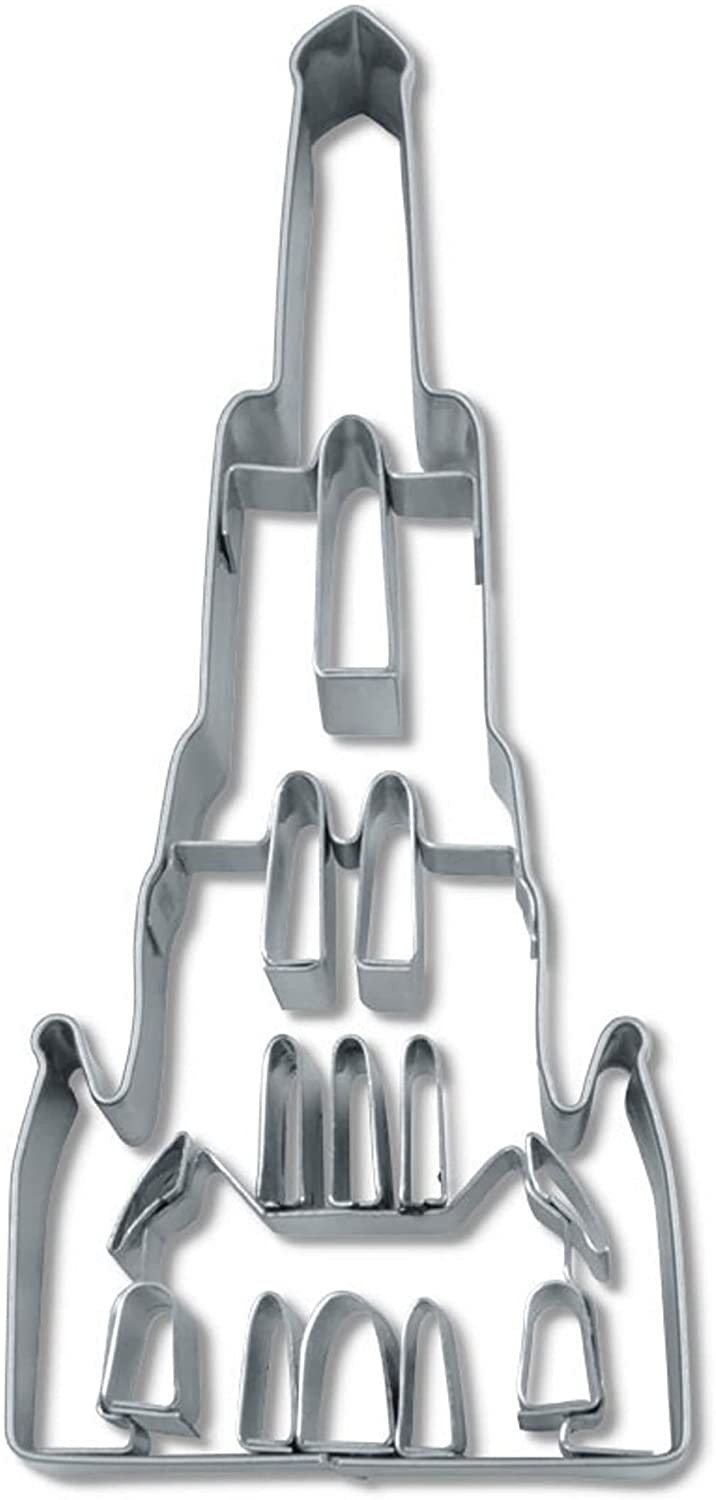 Staedter Städter Ulmer Münster Embossing Cookie Cutter 9 cm Stainless Steel Silver 10 cm