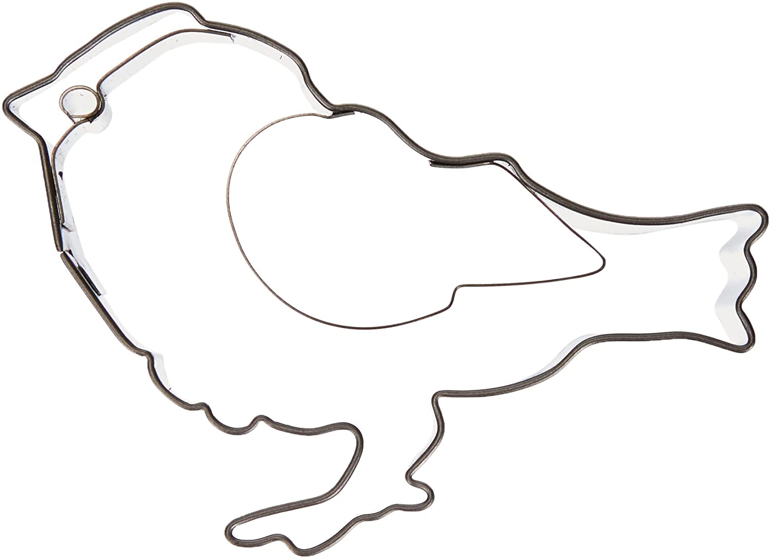 Staedter Städter Ulmer Sparrow Cookie Cutter Stainless Steel 7 x 5.5 x 2 cm