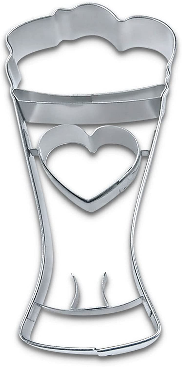 Staedter Städter Cookie Cutter 8 CM Stainless Steel Wheat 200180R4