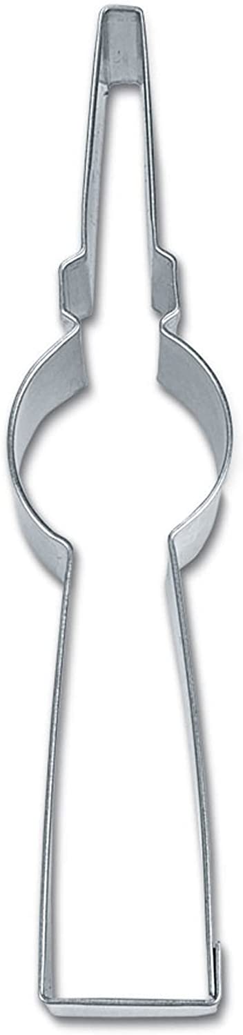 Staedter Städter Cookie Cutter Berlin Alexanderplatz TV Tower 10 cm Stainless Steel Dishwasher Safe