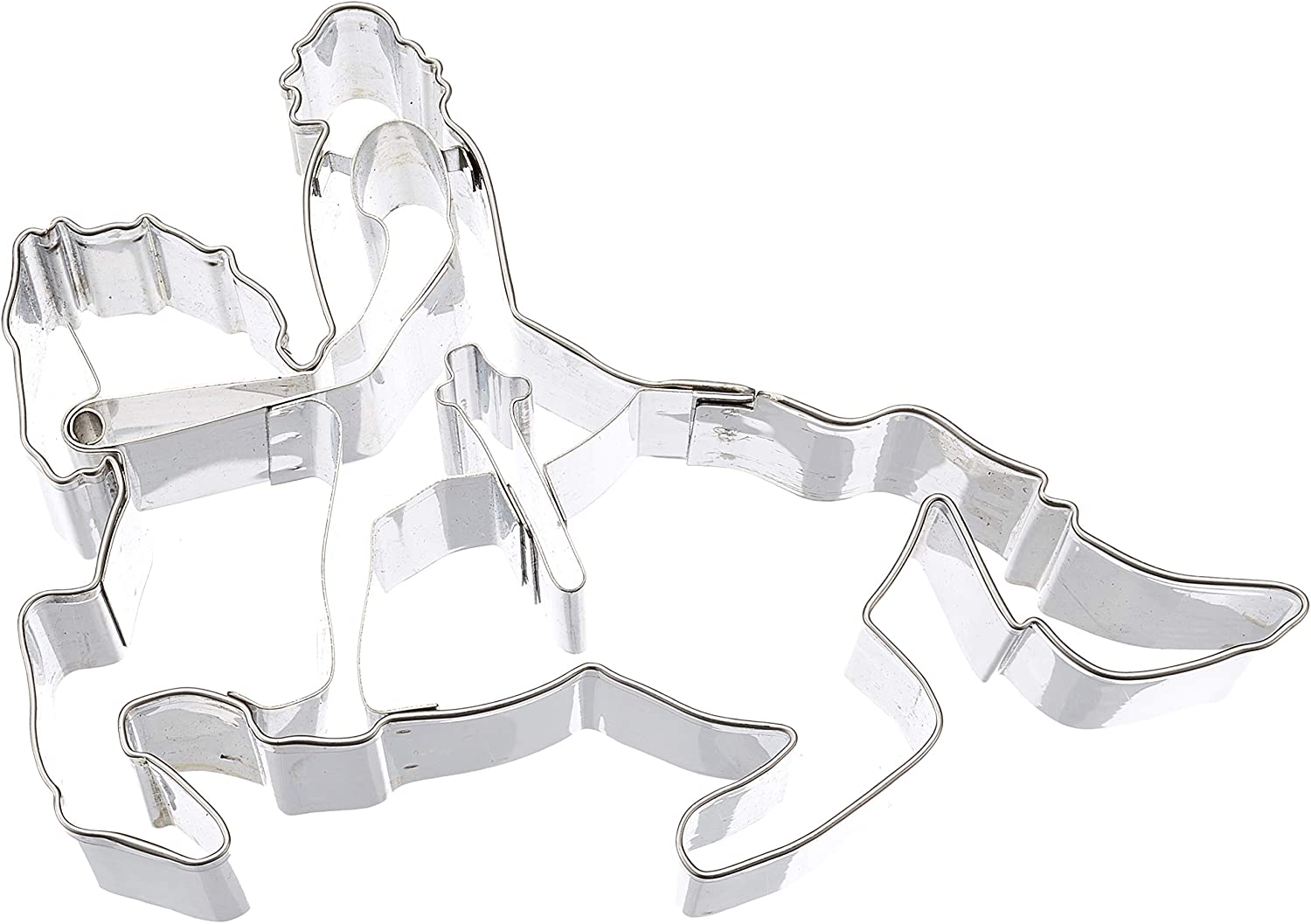 Staedter Städter Golden rider 10 cm, stainless steel, silver, 11.5 x 11.5 x 3 cm