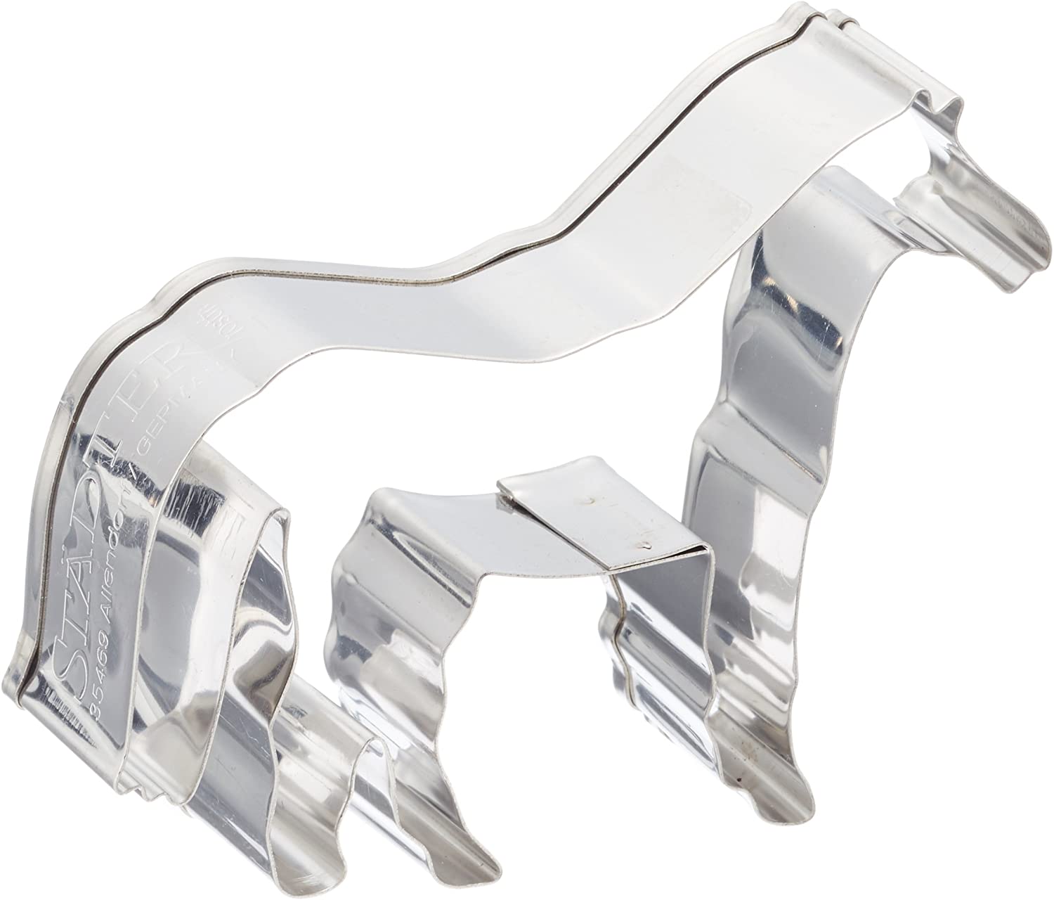 Staedter Städter Cookie Cutter Horse 076167, Dishwasher-Safe, Rust-Proof, 7 CM Stainless Steel